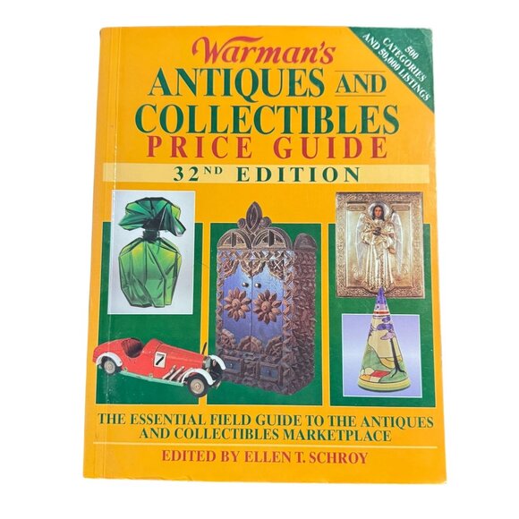 Warman's Antiques & Collectibles Price Guide 32nd Edition By Ellen T Schroy 1998 - Picture 1 of 8